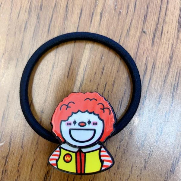 H456（满9.9包邮）汉堡发绳