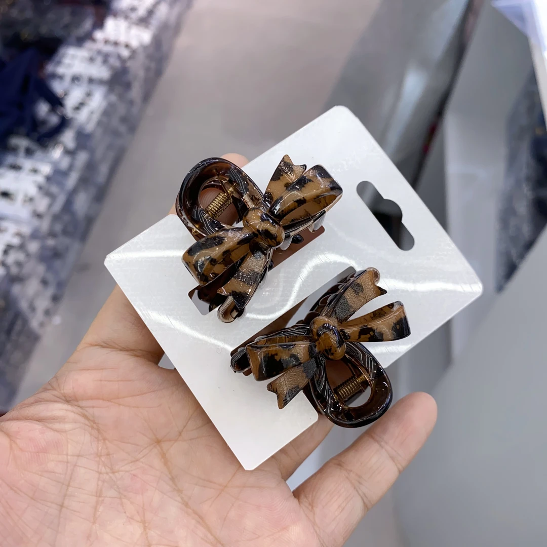 B194（满9.9包邮）蝴蝶结一对刘海抓