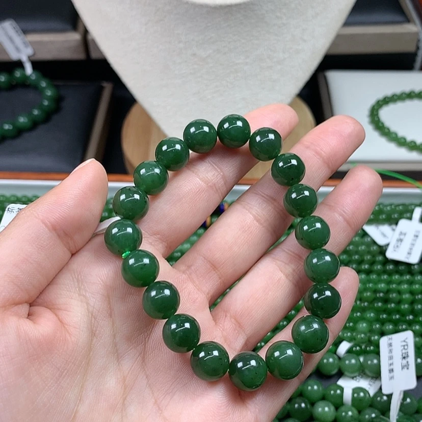 【闪购商品】和田玉（碧玉）手链未镶嵌三*