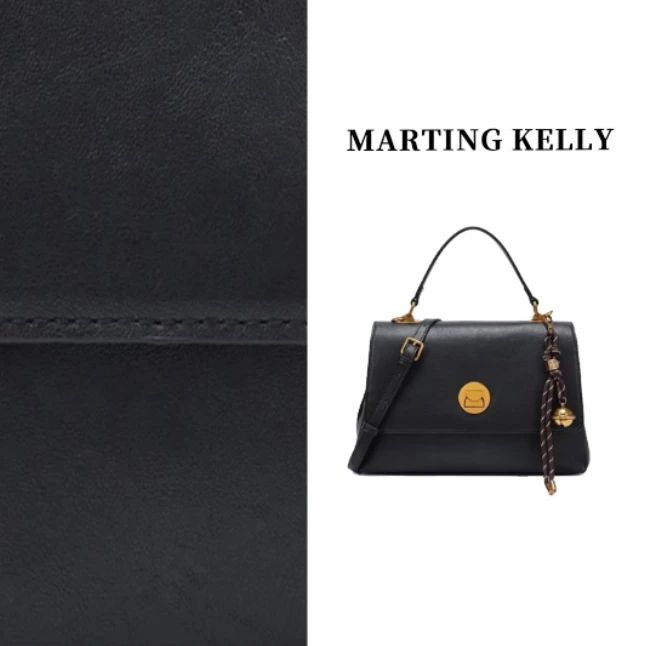 MARTING KELLY 2024/秋季新款百搭单肩斜挎包 M008黑色