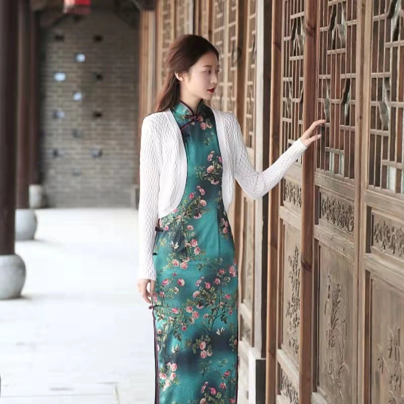 旗袍开衫外披 百搭外套两色均码