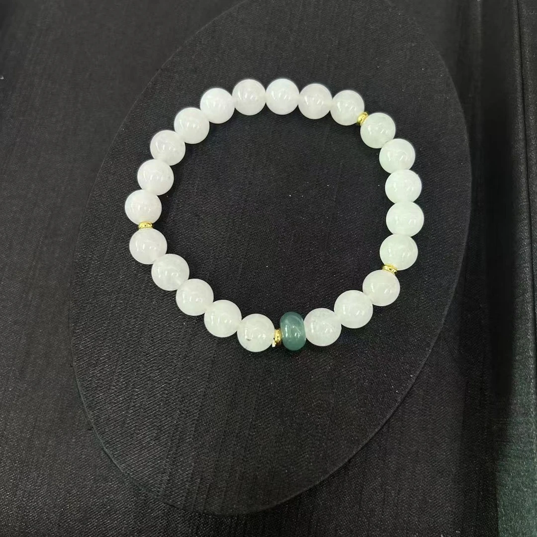 白玉手串8m+（多样性发一件）