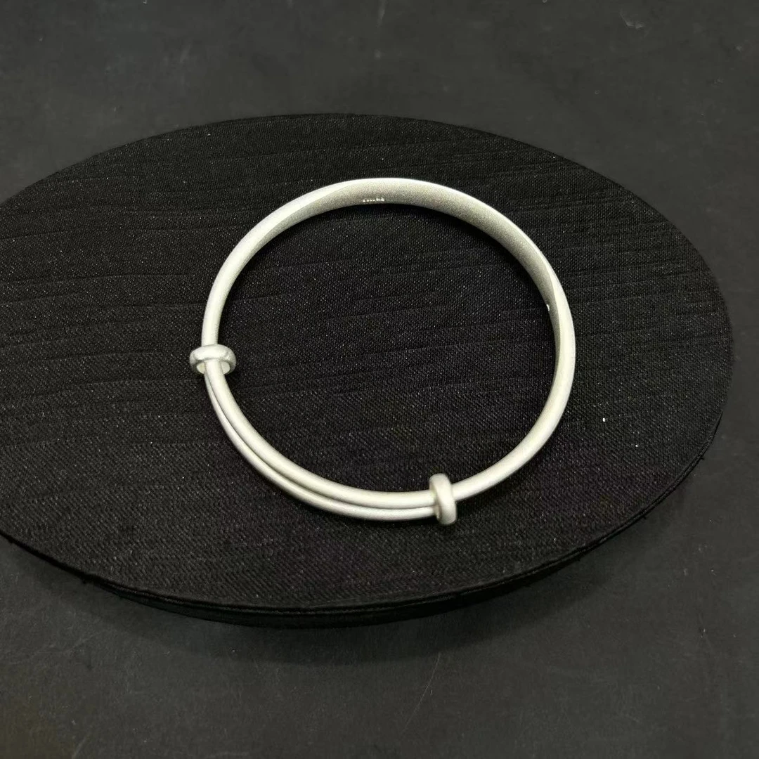 足银手镯 足银哑光手镯（多样性发一件）