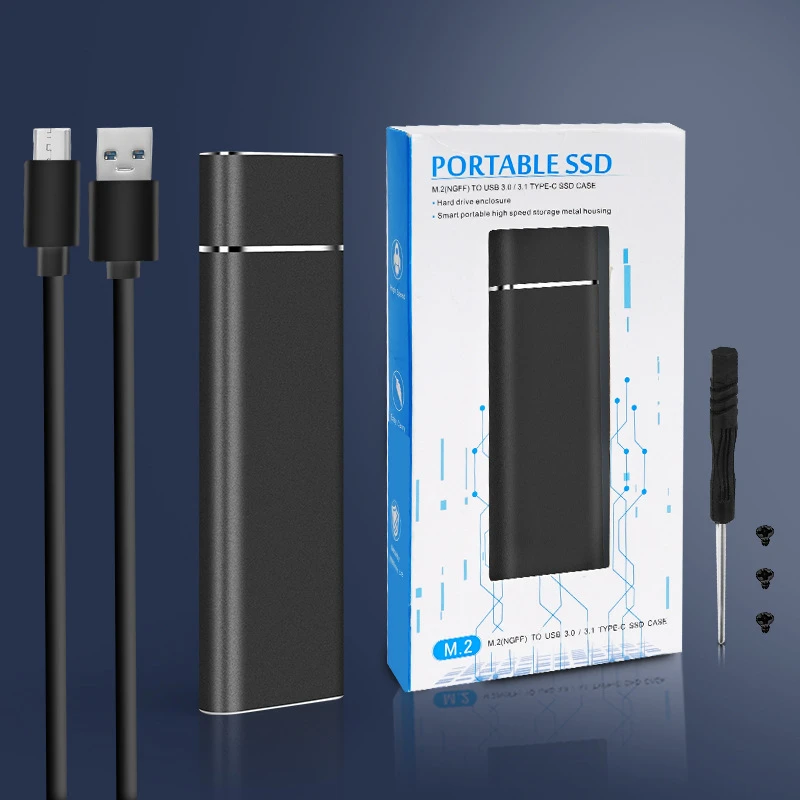 90新  m.2移动硬盘256G固态支持NGFF固态USB3.0高速TYPE-C接口