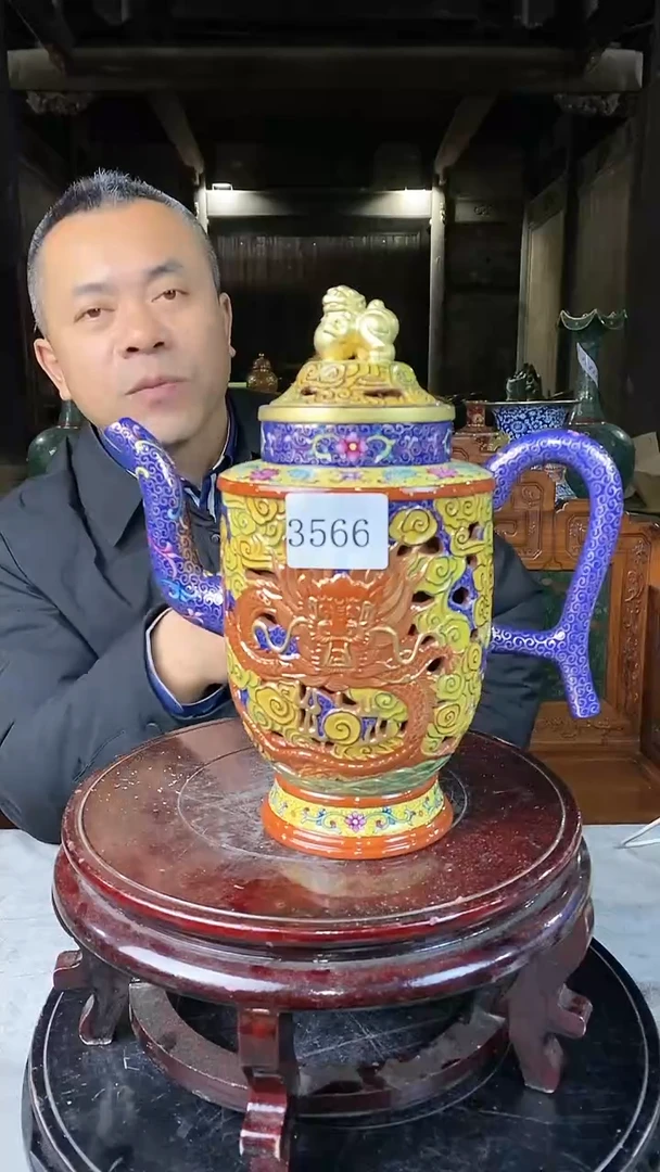 【闪购商品】陶瓷摆件*P03001*陶瓷瓶一个3566