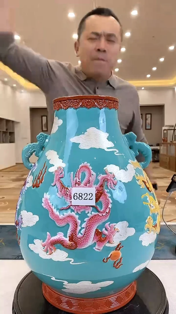 【闪购商品】陶瓷摆件*hpy00157*陶瓷瓶一个6822