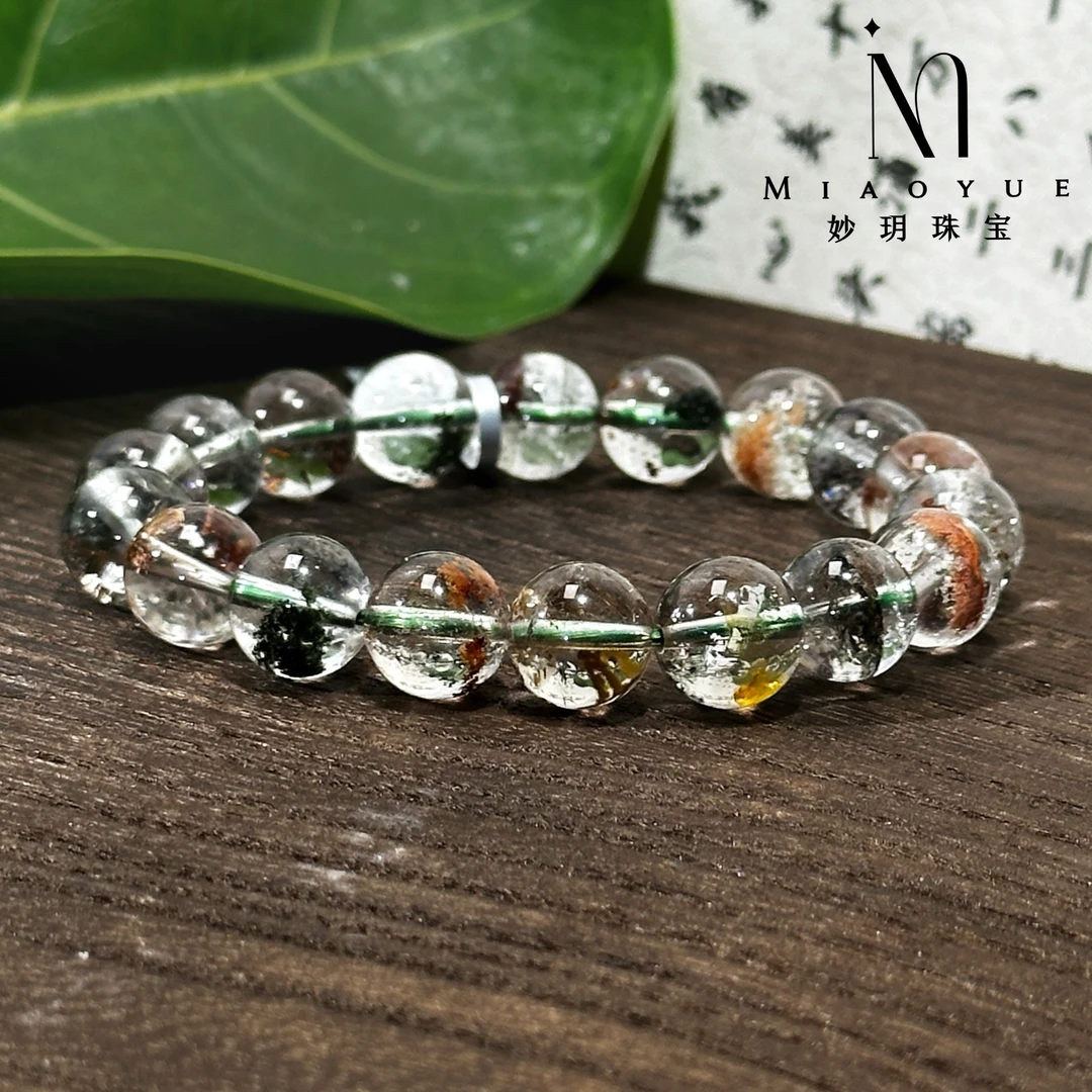 【妙玥甄选】天然绿幽灵手链8-11MM+ CK27多样性发其一