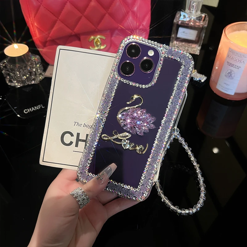 苹果透明iPhone14promax手机壳15玫瑰花13奢华保护套12防摔女超薄