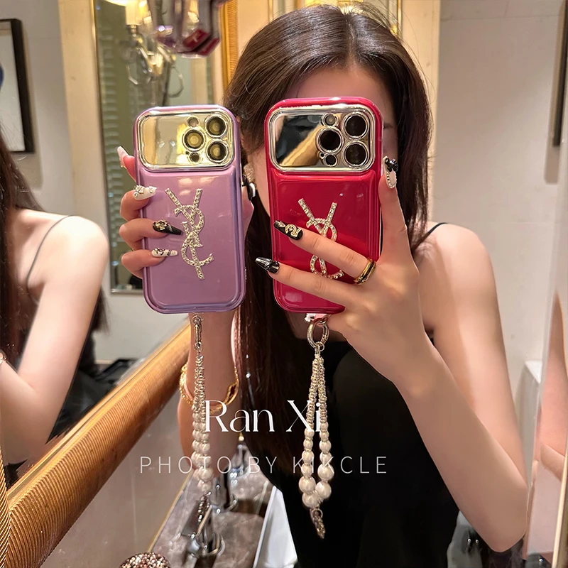 大视窗iPhone14promax保护套苹果13手机壳火龙果色创意12防摔女款