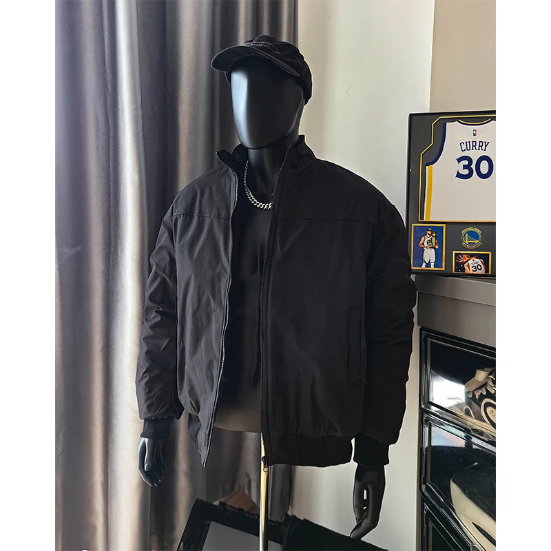 美式三防教练棉衣工装飞行夹克户外机能保暖棉服立领休闲外套