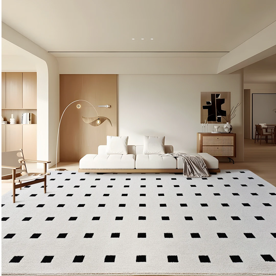 【巴黎时光】硅藻丝地毯客厅法式轻奢意式复古百搭款式家用简约