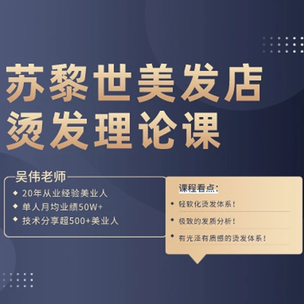 苏黎世烫发理论课