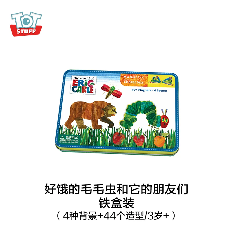【好饿的毛毛虫和它的朋友们 (铁盒装)】mudpuppy泥巴狗拼图