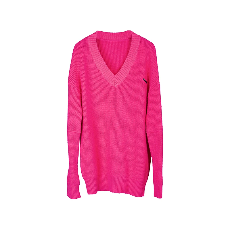 2024新款毛衣百搭套头休闲宽松时尚针织长袖设计感毛衣A115