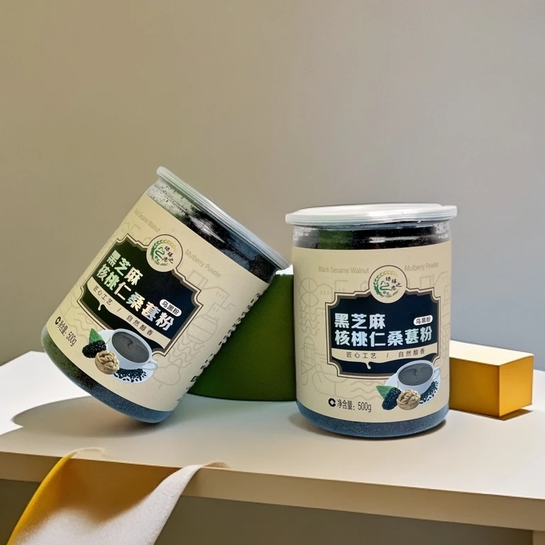 绿膳之恋绿膳之恋甄选黑芝麻核桃仁桑葚粉【顺丰包邮】
