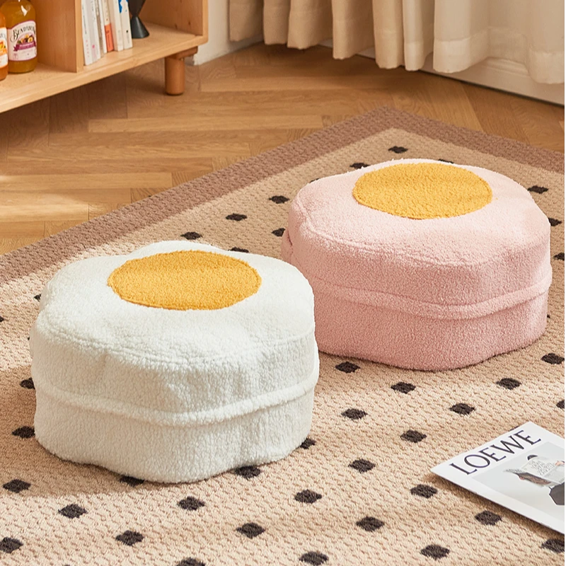 天兀小凳子家用客厅矮凳时尚创意茶几凳沙发垫脚凳圆凳布艺小板凳