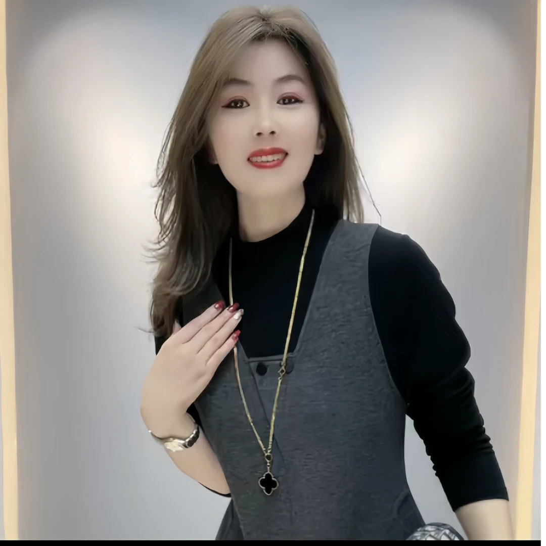 时尚气质显瘦百搭拼接连衣裙