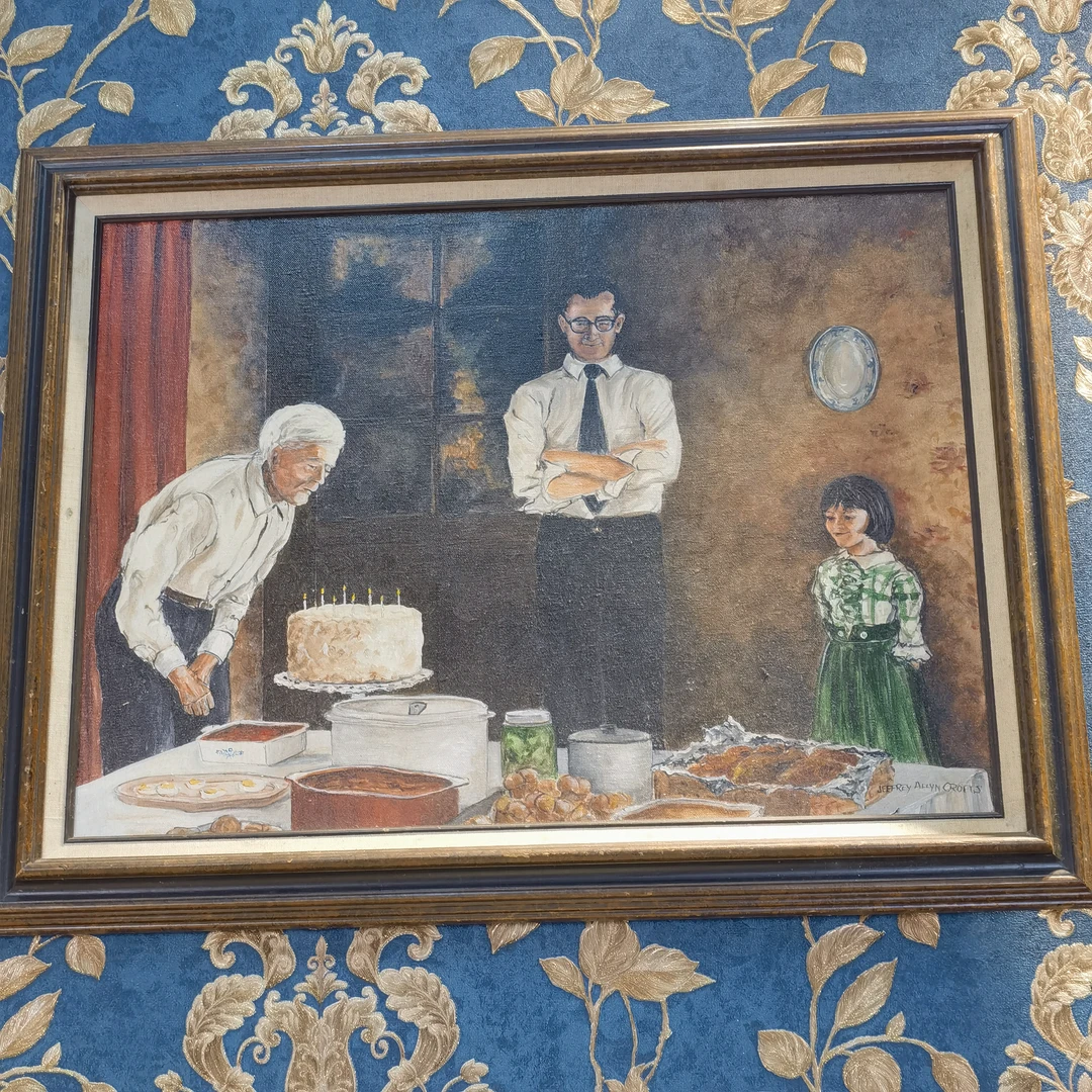 欧洲中古生日主题油画细节联系客服