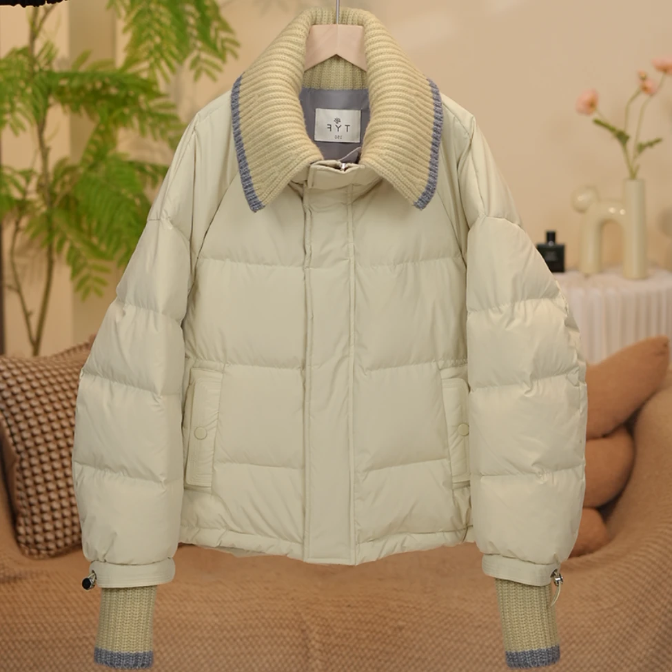 女大童棉服冬装外套加厚青少年冬季初高中生大翻领棉袄保暖棉服潮