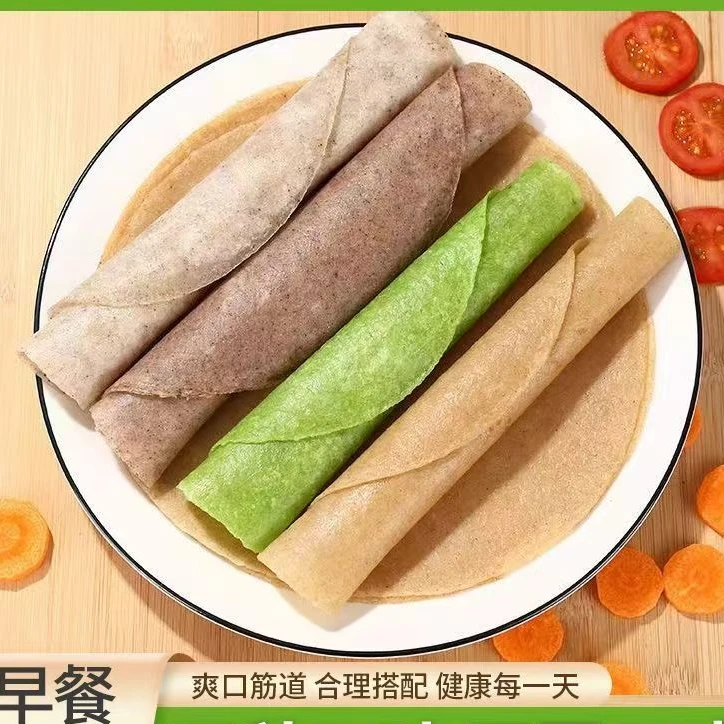 FUMANDU/福满都劲道美味原味烫面冷冻春饼350g+杂粮卷饼490g