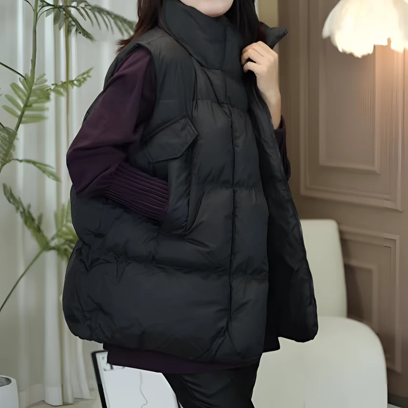 (珊珊家)秋冬新品立领棉服马甲
