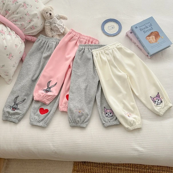 【福利清仓】秋季儿童卡通刺绣卫裤HQ2429