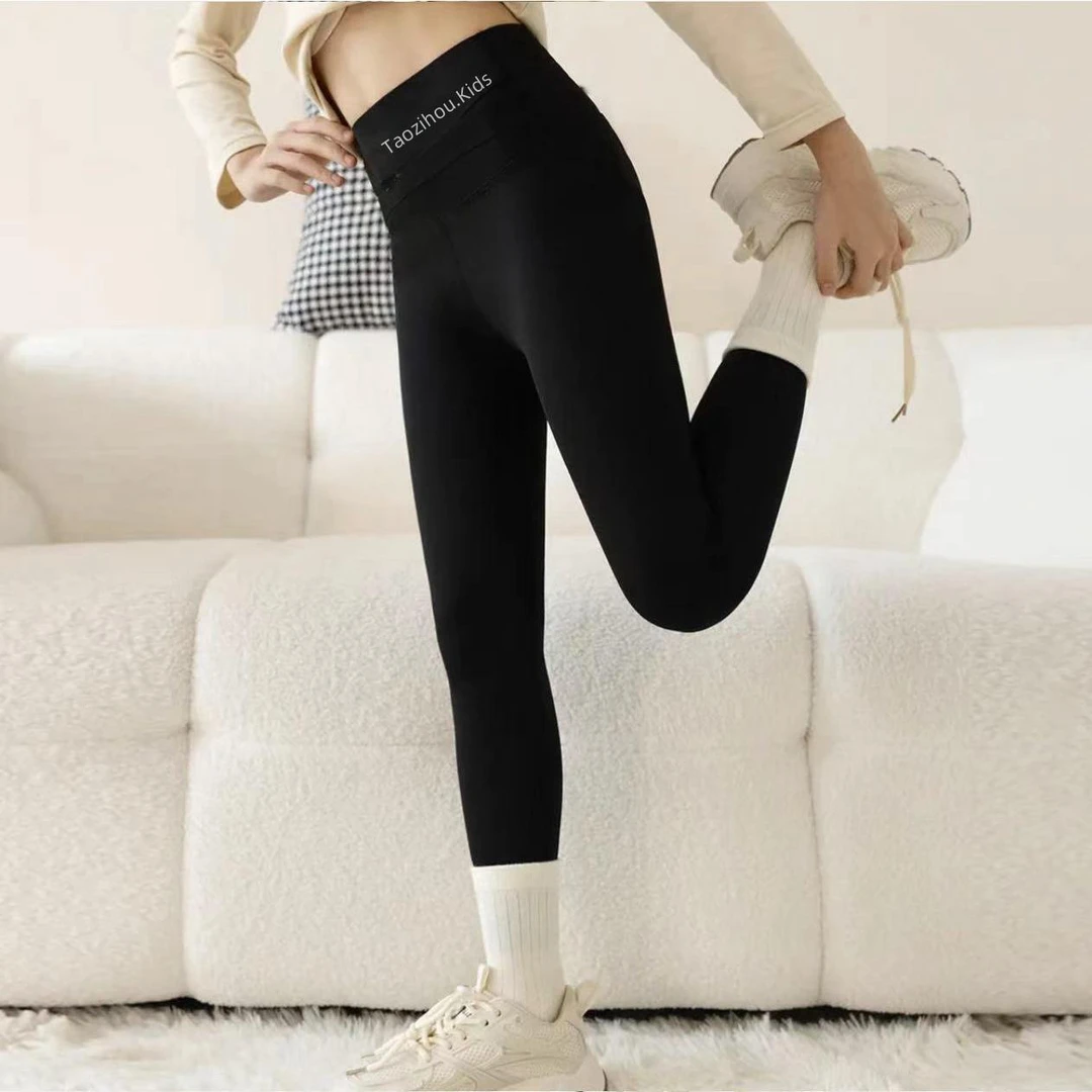 秋款上新腰头字母印花儿童锦纶芭比裤815