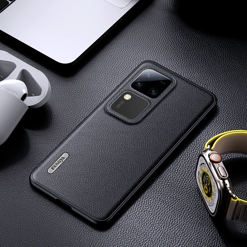 vivos18手机壳vivo新款s18Pro保护套s18e皮纹vivis全包vovos防摔