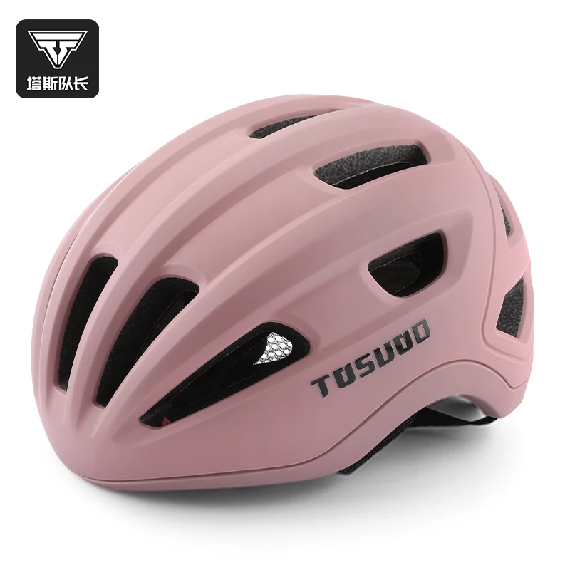 塔斯队长自行车头盔女一体透气山地公路车骑行盔男安全帽单车装备