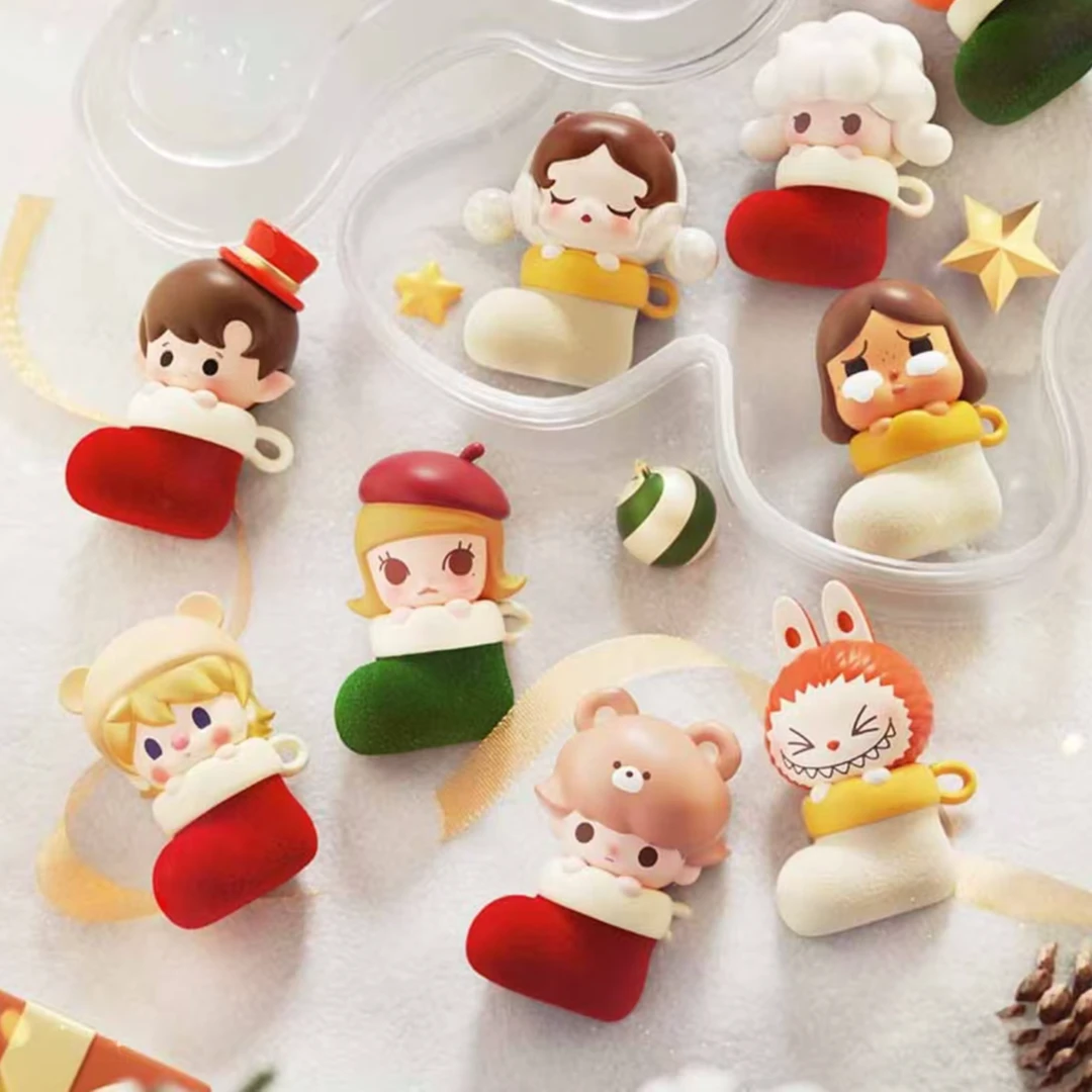 泡泡萌粒圣诞袜公仔套盒