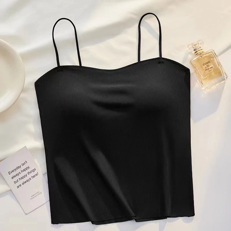 GS显瘦【微胖女装】2024春夏新款背心吊带百搭383