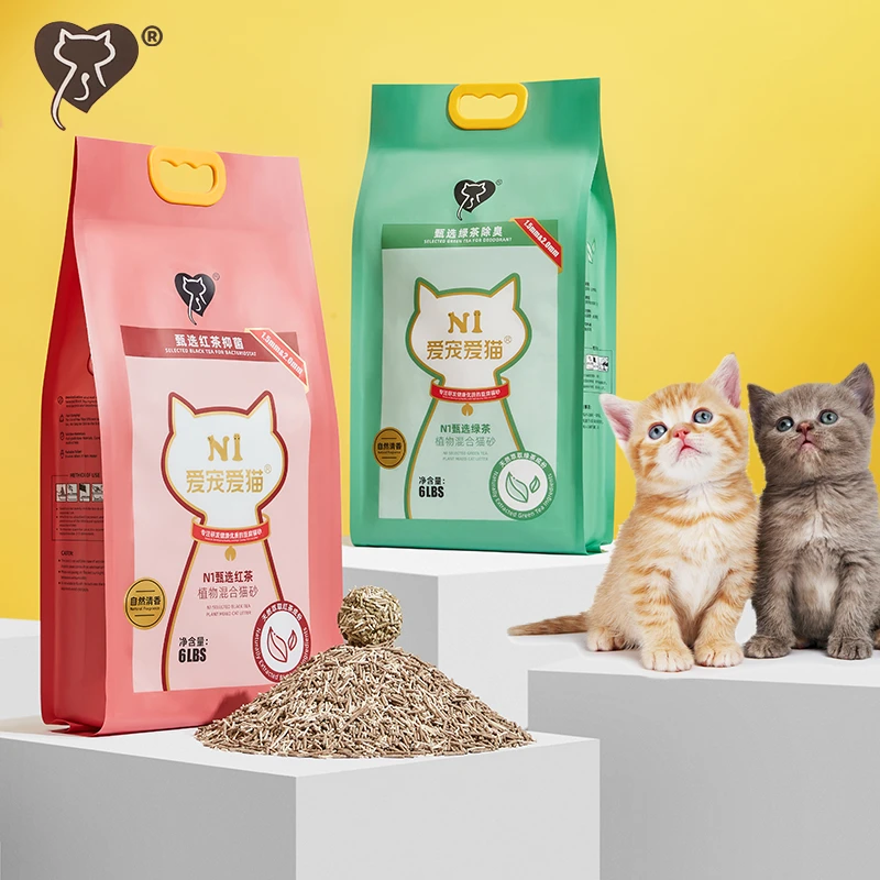 【n1正品保障】新款甄选热卖抑菌除臭无尘结团天然清香耐用豆腐猫砂