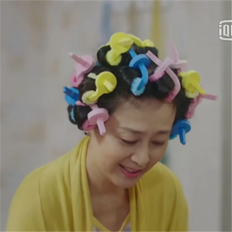 不伤发DIY自助海绵卷发神器睡眠卷发棒懒人梨花头卷发器美发工具