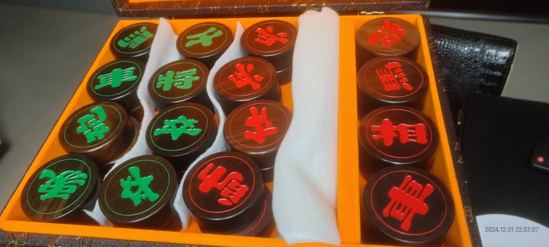 大红酸枝罗汉体象棋