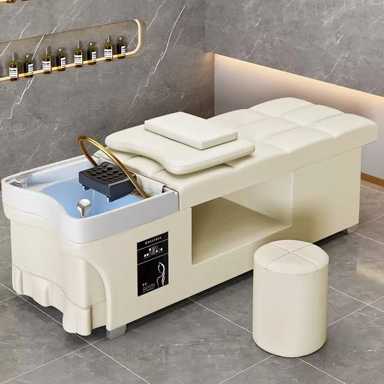 洗头床理发店专用发廊美发泰式按摩带热水器水循环熏蒸智能头疗床