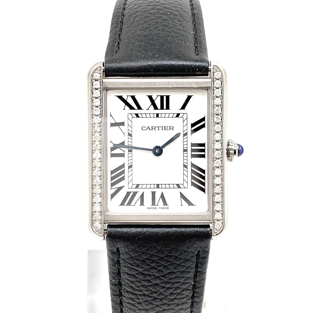 99新 Cartier/卡地亚  坦克/石英 /表径31X24mm/女表