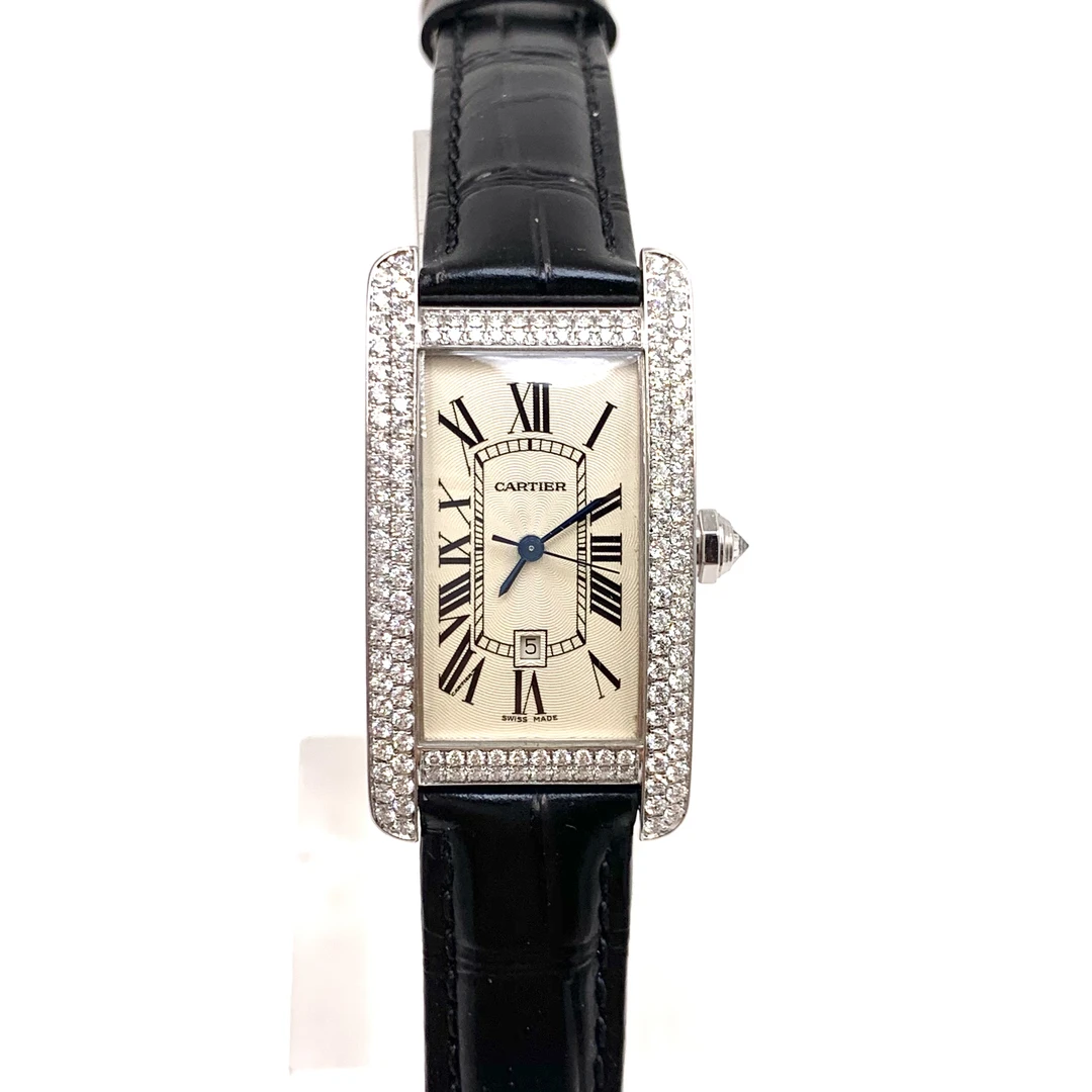 99新 Cartier/卡地亚 坦克/机械/42X23mm/SR241105003/女表