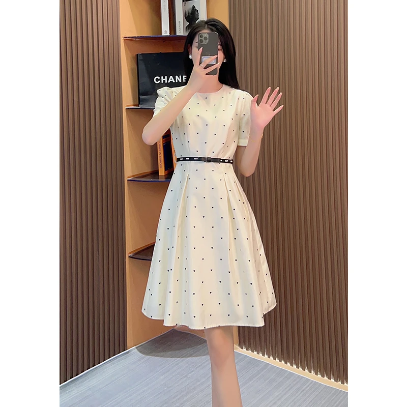 【蒂妮佳轻奢女装】1310囯内设计师品牌女装气质收腰连衣裙2