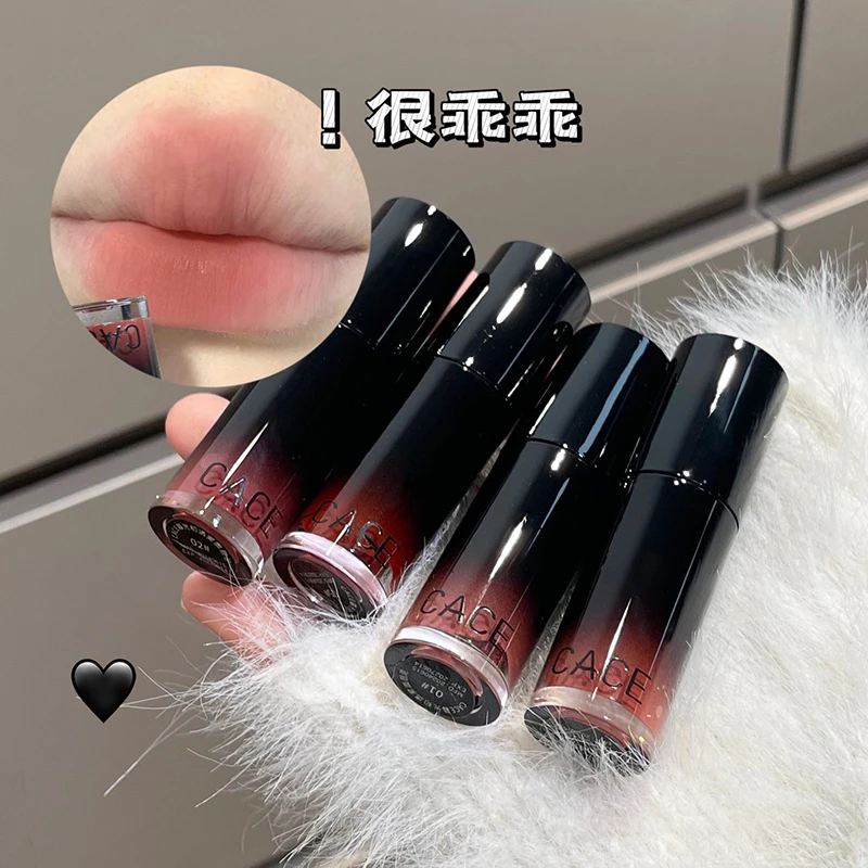 2支装 暮光初透雾面唇泥丝滑显色显白丝绒唇釉不易沾杯口红正品