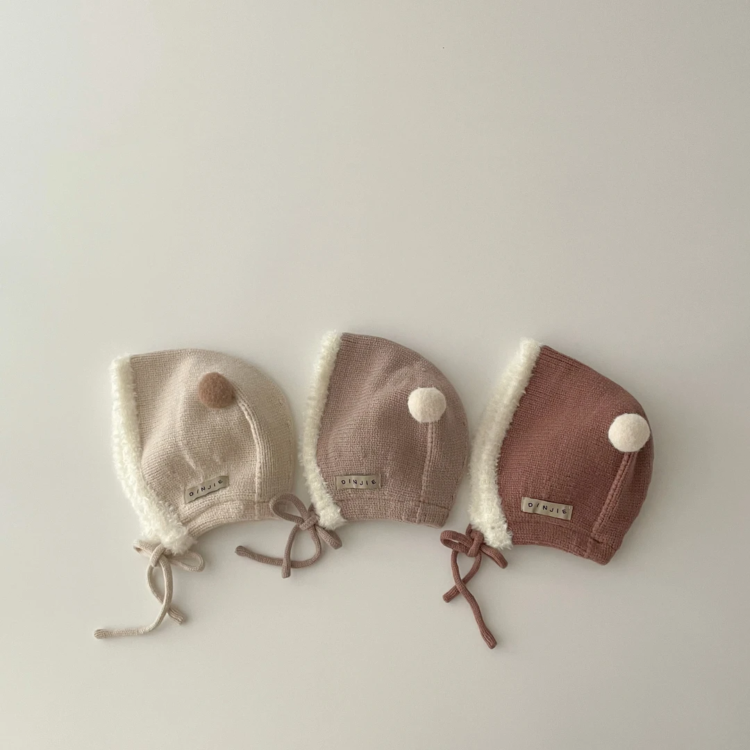 pipimax原创婴童护耳多色胎帽