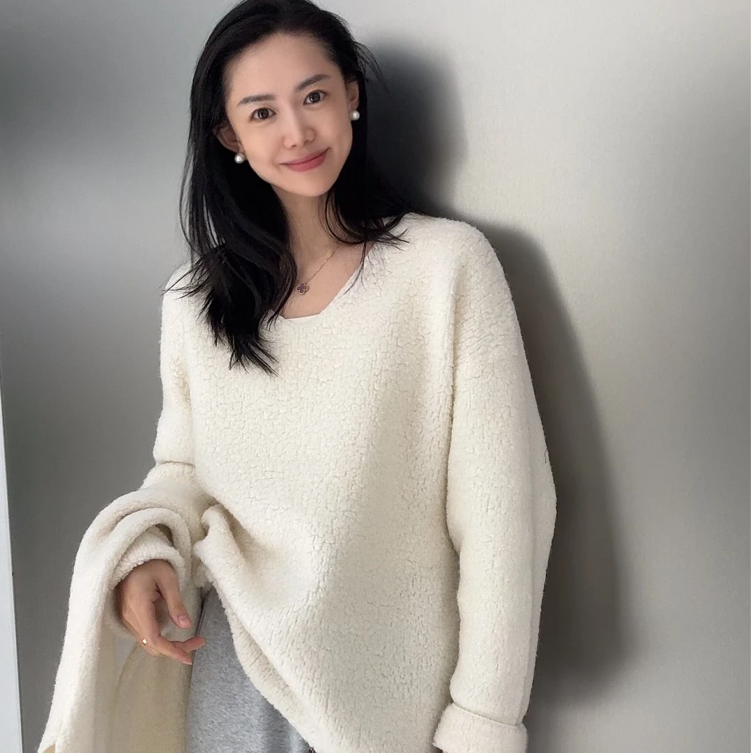 03纯羊毛慵懒感毛衣