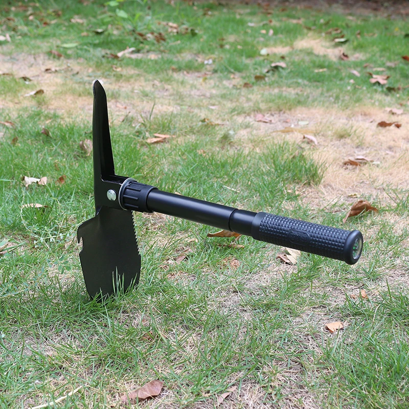 工兵铲多功能兵工铲户外车载中国折叠式单兵铲钓鱼大铁锹锰钢便携