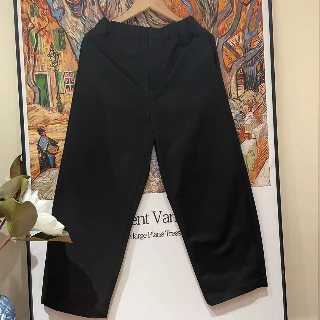 VV&AA   四季青时尚百搭宽松双扣松紧腰休闲裤   D532