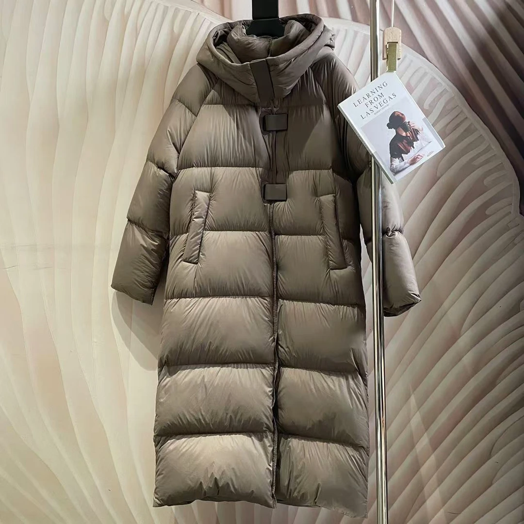 VV&AA 90白鸭绒羽绒服长款大羽绒服 HA3714