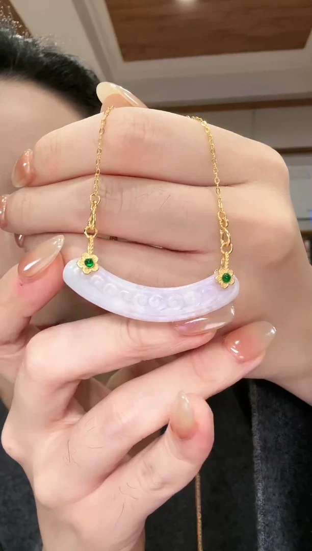 【闪购商品】翡翠颈饰未镶嵌国风