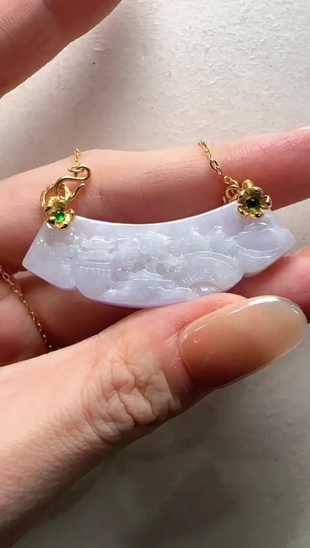 【闪购商品】翡翠颈饰未镶嵌国风