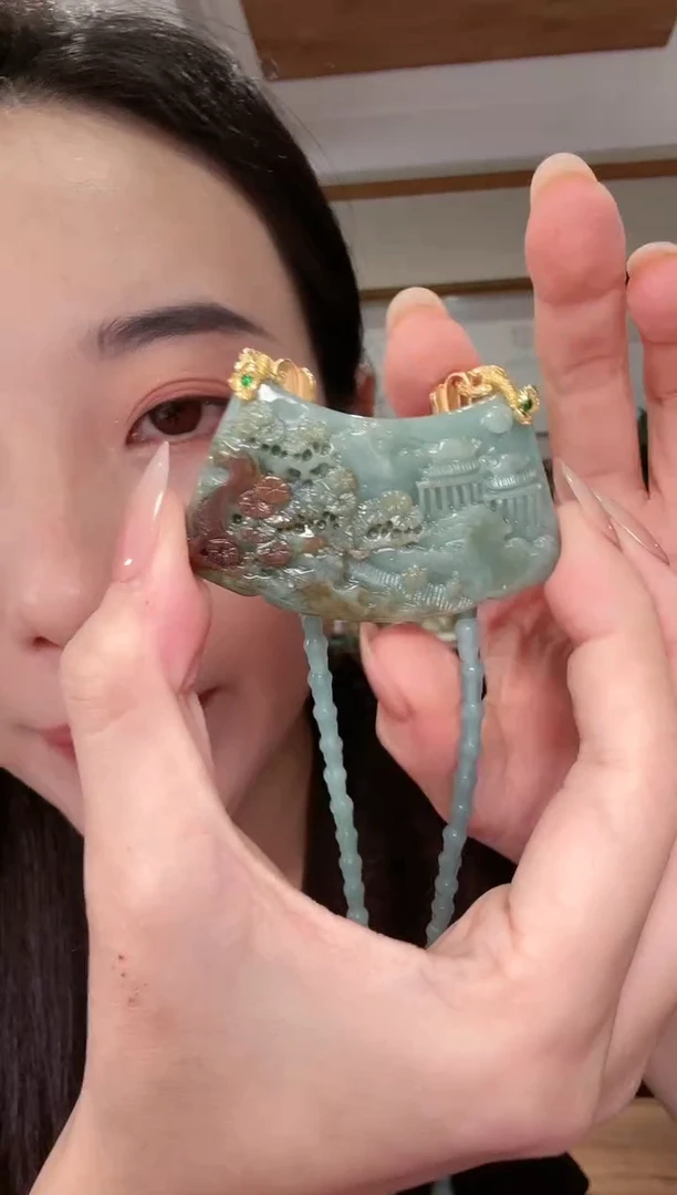 【闪购商品】翡翠颈饰未镶嵌国风