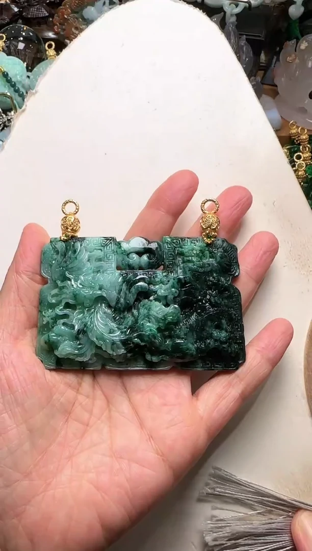 【闪购商品】翡翠颈饰未镶嵌国风