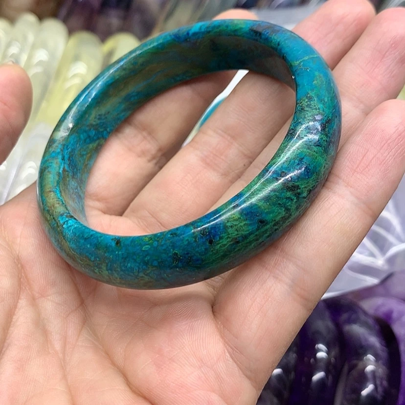 【闪购商品】孔雀石手镯未镶嵌z****2