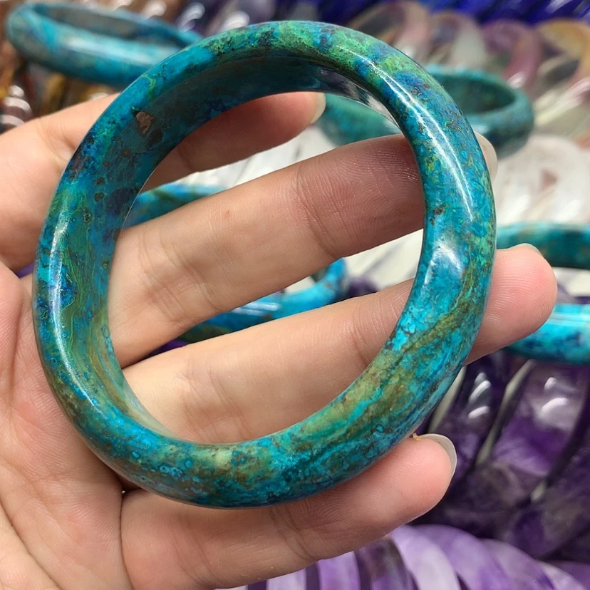 【闪购商品】孔雀石手镯未镶嵌用****6